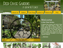 Tablet Screenshot of deerchasegardens.com